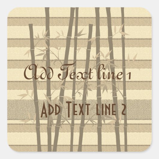 Gold Holidays Vibe Quadratischer Aufkleber (Vorderseite)