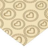 Gold Holidays Vibe Tischdecke (Schrägansicht)