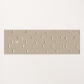 Gold Holidays Vibe Yogamatte (Rückseite (Horizontal))