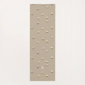 Gold Holidays Vibe Yogamatte (Rückseite)