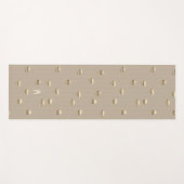 Gold Holidays Vibe Yogamatte (Vorderseite (Horizontal))