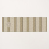 Gold Holidays Vibe Yogamatte (Rückseite (Horizontal))