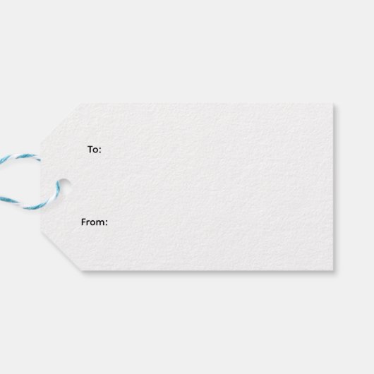 Gold Holly Geschenkanhänger (Rückseite Horizontal)