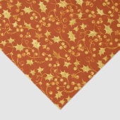 Gold Holly Seidenpapier (Detail)