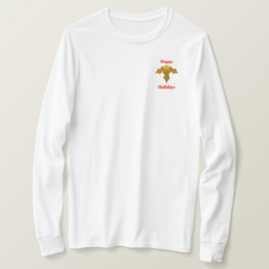 Gold Holly T - Shirt (Design vorne)