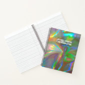 Gold Holographic | Modernes Business Notebook Notizblock (Innenseite)