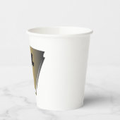 Gold Holy Bible with Black Cross Religious Pappbecher (Links)