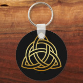 GOLD HOLY TRINITY KNOT SCHLÜSSELANHÄNGER (Vorderseite)
