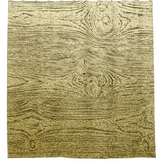 Gold Holz Glitter Textur Hintergrund Duschvorhang