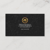 Gold Home Development Manager Building Contractor Visitenkarte (Rückseite)