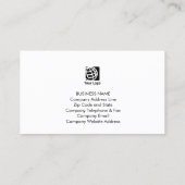 Gold Home Remodeling House Icon Business Card Visitenkarte (Rückseite)