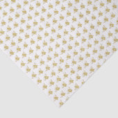 Gold Honey Bee Tissue Paper Seidenpapier (Ausschnitt)