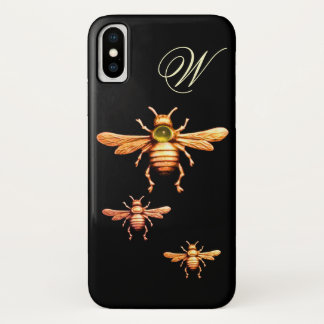 GOLD HONEY BEES MONOGRAM Case-Mate iPhone HÜLLE