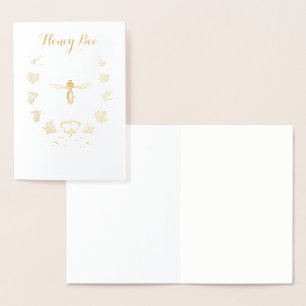 GOLD HONEY BEFINDET SICH MIT BLUMENKROWN FOLIENKARTE
