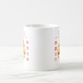 Gold Horse-2026 Chinese New Year Kaffeetasse (Mittel)
