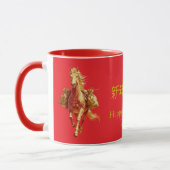 Gold Horse Chinese New Year 2026 Coffee Mug Tasse (Links)