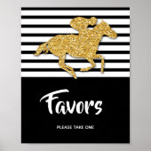 Gold Horse Derby Favorits Poster (Vorne)