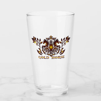 Gold Horse Drinkware Glas