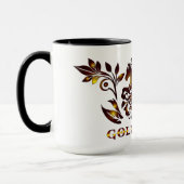Gold Horse Mug Tasse (Links)
