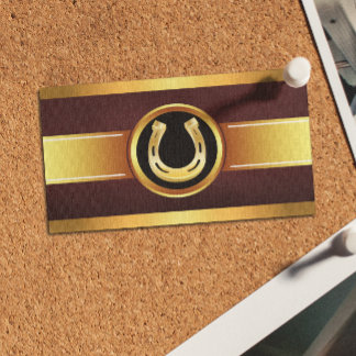 Gold Horseshoe Equine Care Visitenkarte