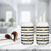 Gold hört Valentinins Liebe gedruckte Can-Brillen Dosenglas