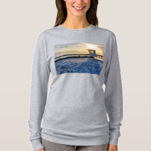 Gold Hour Destin East Pass Long Sleeve T - Shirt