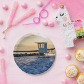 Gold Hour Destin East Pass Papierplatten Pappteller (Party)