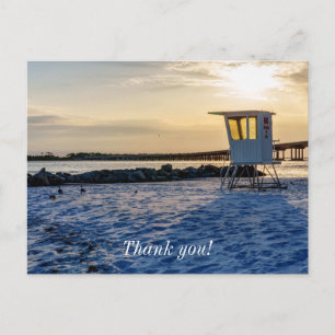 Gold Hour Destin East Pass Vielen Dank Postkarte