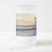 Gold Hour Destinationen Ostpass Mattierte Bier-Tas Mattglas Bierglas (Mittel)