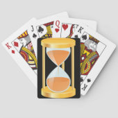 Gold Hourglass Timer spielt Karten Spielkarten (Rückseite)