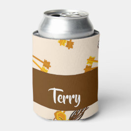 Gold house keys on pink dosenkühler