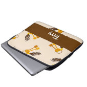 Gold House Keys on Pink Laptopschutzhülle (Vorne Knopf)