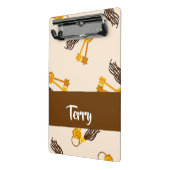 Gold house keys on pink mini klemmbrett (Gewinkelt2)