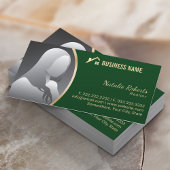 Gold House Logo Real Anwesen Realtor Green Foto Visitenkarte