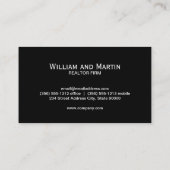 Gold-House-Logo Visitenkarte (Rückseite)