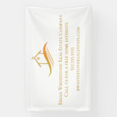 Gold House Real Anwesen Company Custom Marketing Banner (Vertikal)
