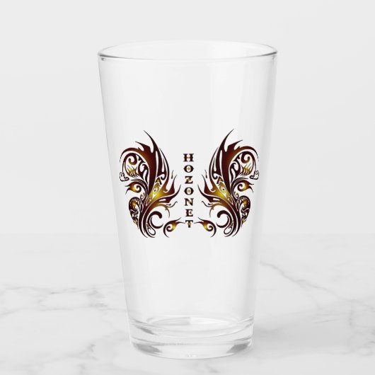Gold-Hozonet-Trinkgeschirr Glas (Vorderseite)