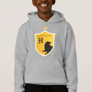 Gold HUFFLEPUFF™ gekröntes gekröntes Wappen Hoodie