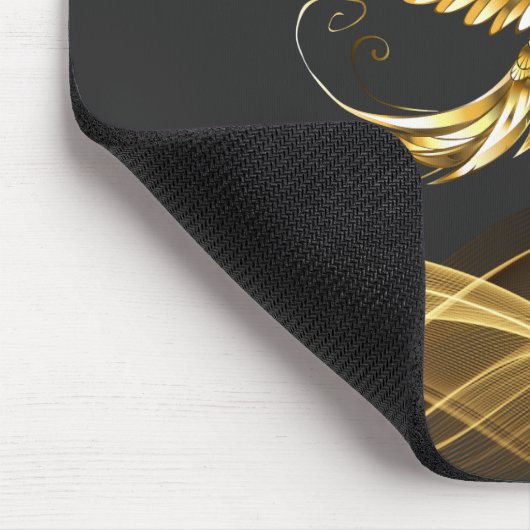 Gold Hummingbird Mouse Pad Mousepad (Ecke)