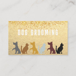 Gold Hund Grooming Pet Services Visitenkarte