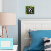 Gold Hund Paw Print Frame Hund Foto & Name Foliendrucke (In Situ (Schlafzimmer))