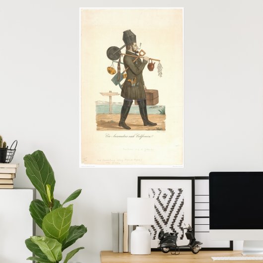 Gold Hunter going to CA. (0631A) Poster (Heimbüro)