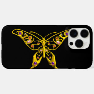 GOLD HYPER BUTTERFLY JEWEL MIT GEMSTONEN Black iPhone 16 Pro Max Hülle