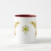 GOLD HYPER BUTTERFLY MIT GEMSTONEN TASSE (Zentrum)