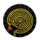 GOLD HYPER LABYRINTH, Black Dartscheibe (vorne)