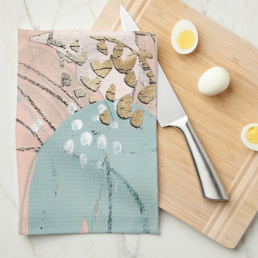 Gold I Geschirrtuch (Viertel Falte)