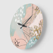 Gold I Große Wanduhr (Winkel)