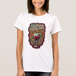 Gold I KANN NICHT JEDEN GLÜCKLICH MACHEN, ABER WEI T-Shirt