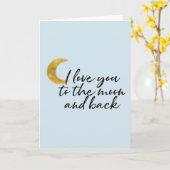 Gold I Liebe Karte (Gelbe Blume)