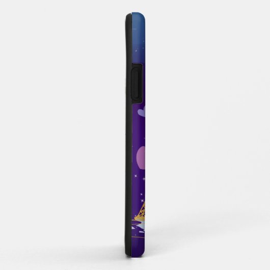 Gold I Liebe Paris Eiffelturm Case-Mate iPhone Hülle (Hinten/Rechts)